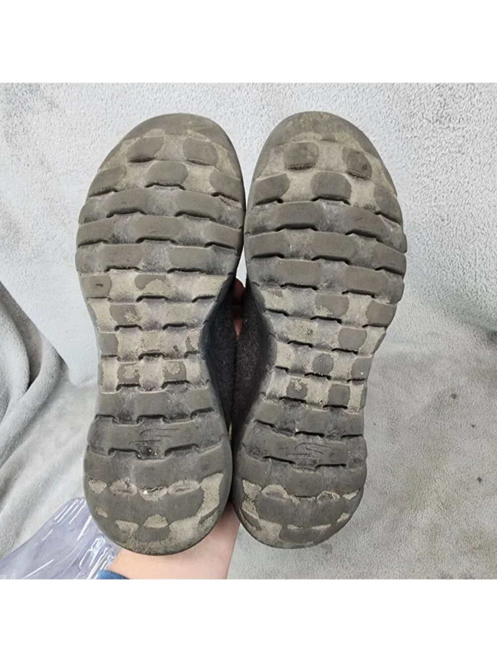 Skechers Shoes Womens Size 8.5 Gray Slip On Textile Sneakers *Read*